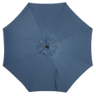 Outdoor Expressions 7.5 Ft. Pulley Heather Blue Market Patio Umbrella with Chrome Plated Hardware Image 3