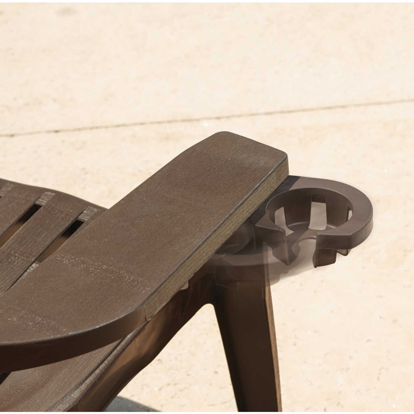Adams Big Easy Earth Brown Resin Adirondack Chair Image 6