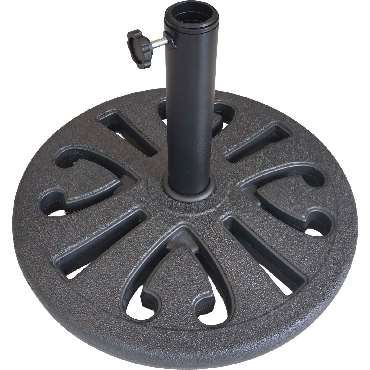 Outdoor Expressions 20 In. Round Bronze Polyresin Umbrella Base