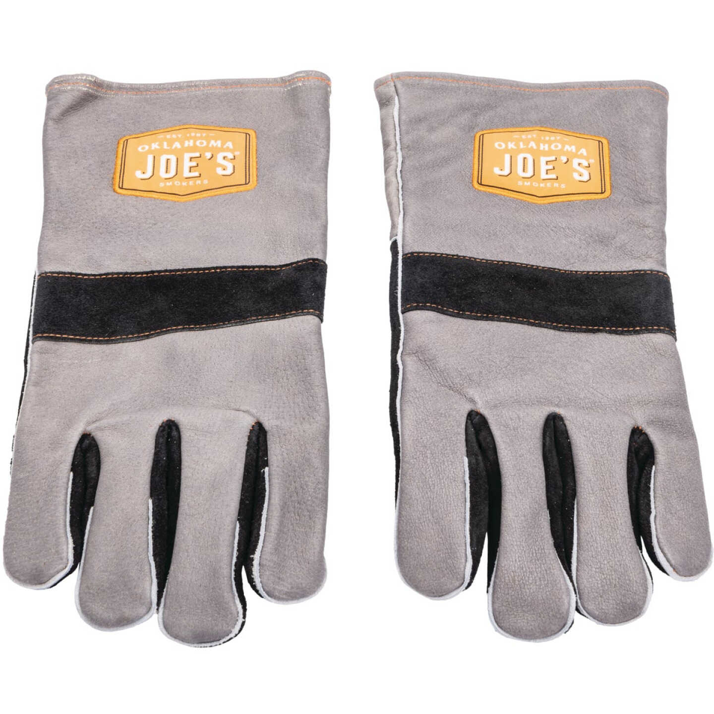 Oklahoma Joe's One Size Leather Smoking Gloves Image 1