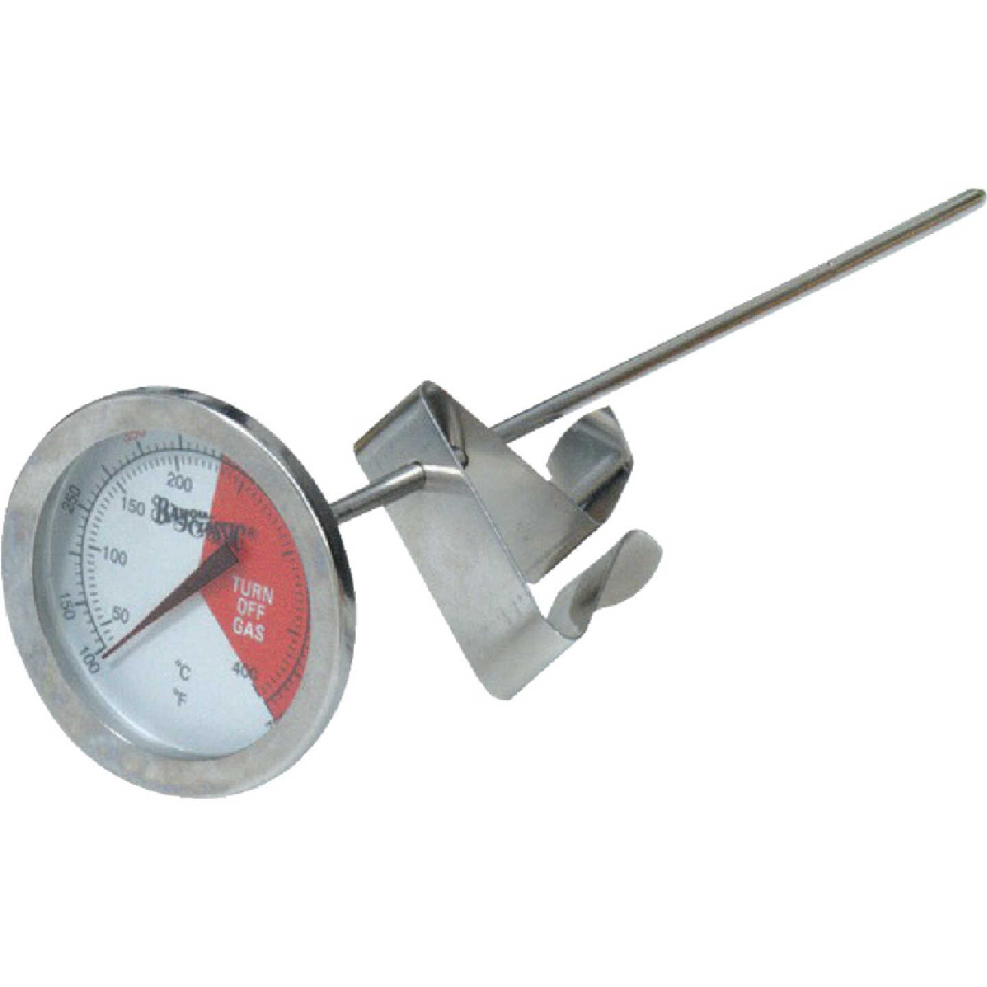 Bayou Classic Analog 5 In. Stainless Steel Thermometer Image 1