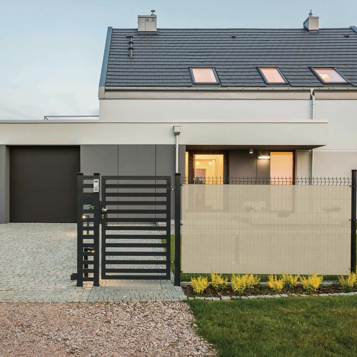 Coolaroo 6 Ft. x 15 Ft. Beech 70% UV Screening Shade Image 3