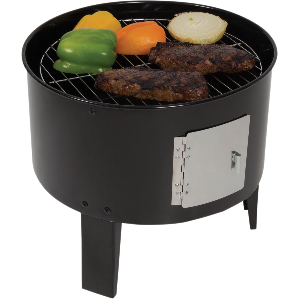 GrillPro 16 In. 400 Sq. In. Upright Traditional Water Charcoal Smoker Image 3