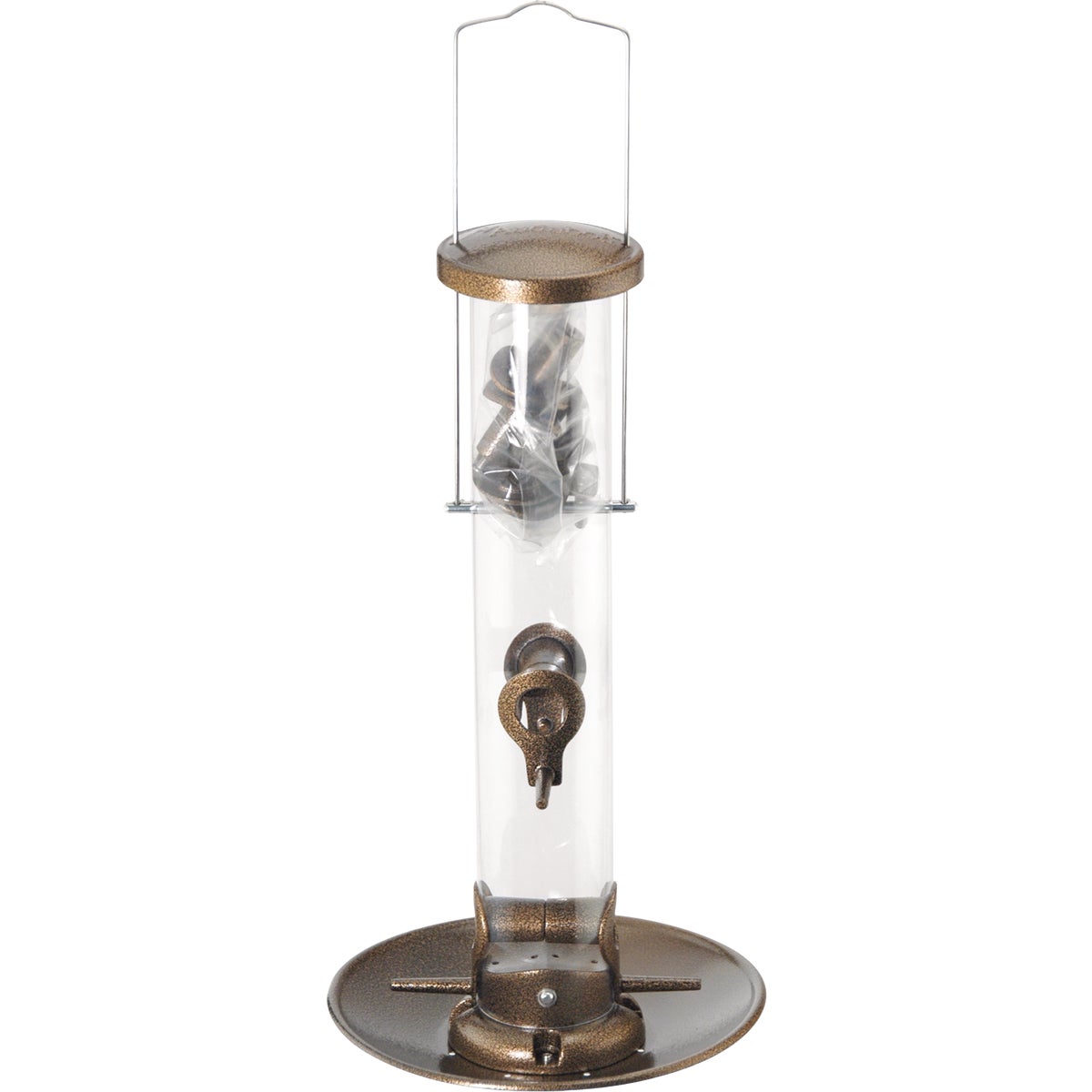 Panacea Copper Tube Bird Feeder with Tray
