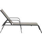 Sunjoy Beige Heavy-Duty Steel Chaise Lounge Chair Image 3