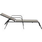 Sunjoy Beige Heavy-Duty Steel Chaise Lounge Chair Image 5