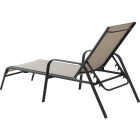Sunjoy Beige Heavy-Duty Steel Chaise Lounge Chair Image 6