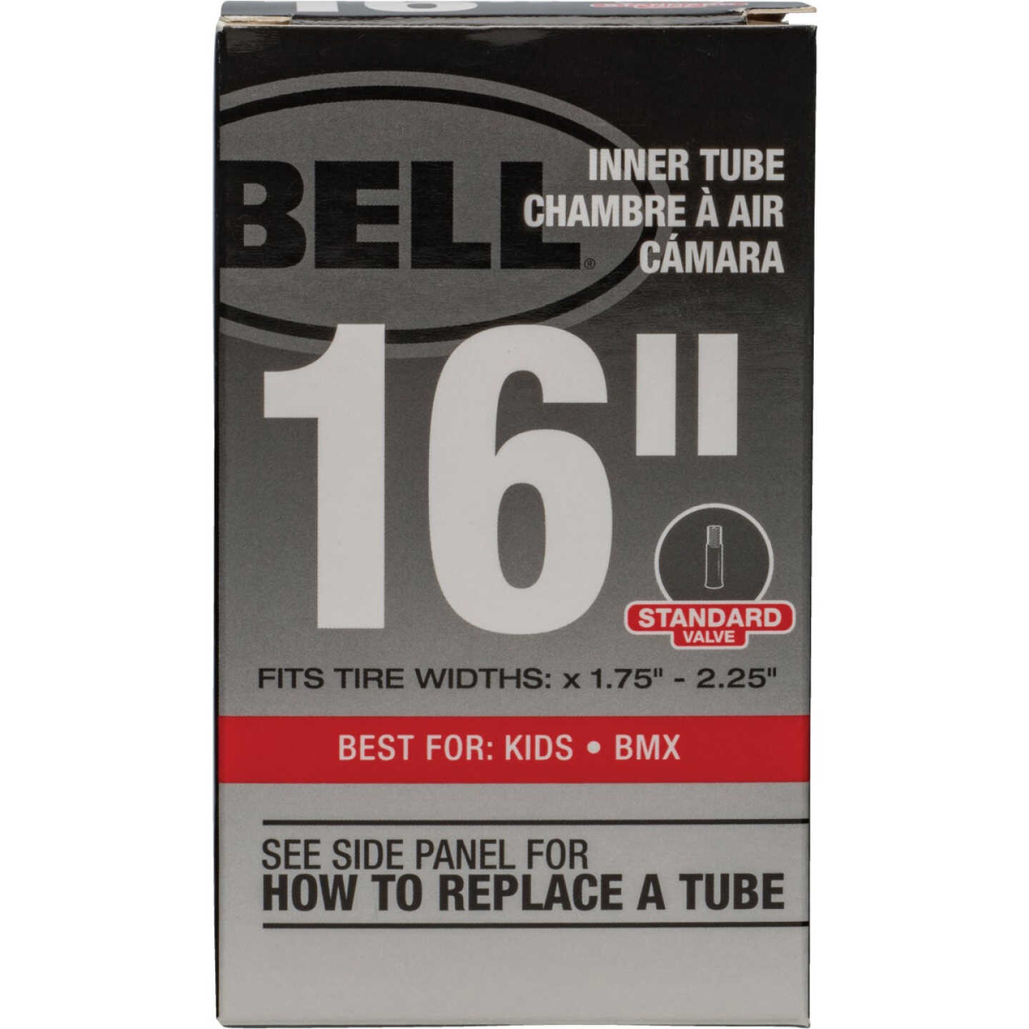 Bell 16 In. Standard Premium Quality Rubber Bicycle Tube Image 1