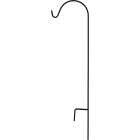 UrbanGarden 45 In. Matte Black Square Steel Shepherd Hook Image 1