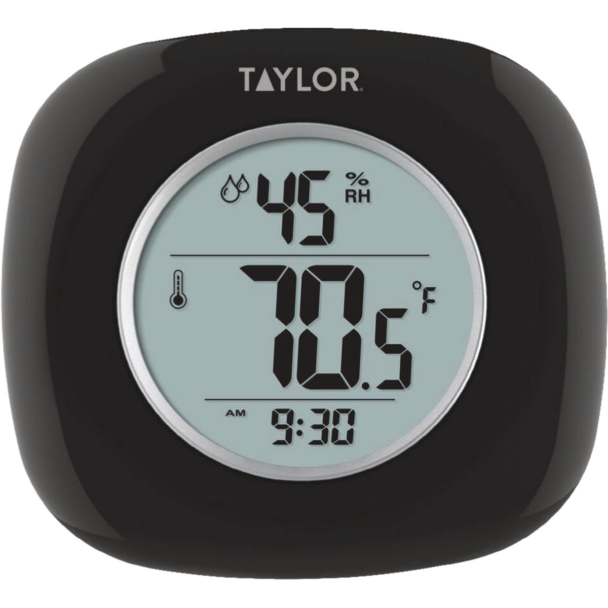 Taylor Digital Indoor Thermometer with Hygrometer & Clock