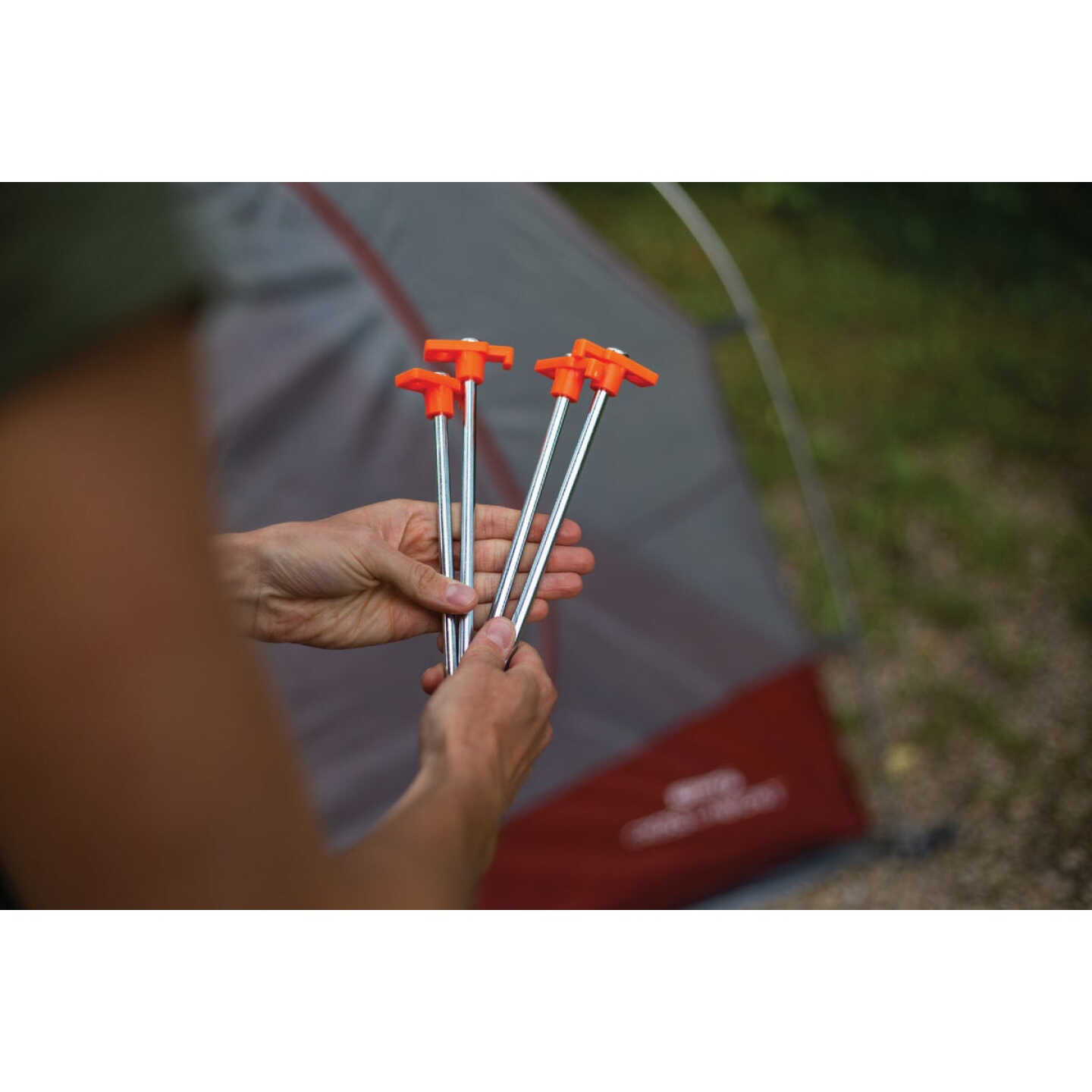 Coghlans 10 In. Steel Tent Nail Peg (4-Pack) Image 2
