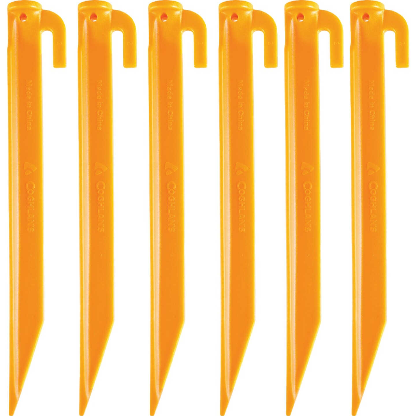 Coghlans 9 In. Recycled Polypropylene Tent Peg (6-Pack) Image 3