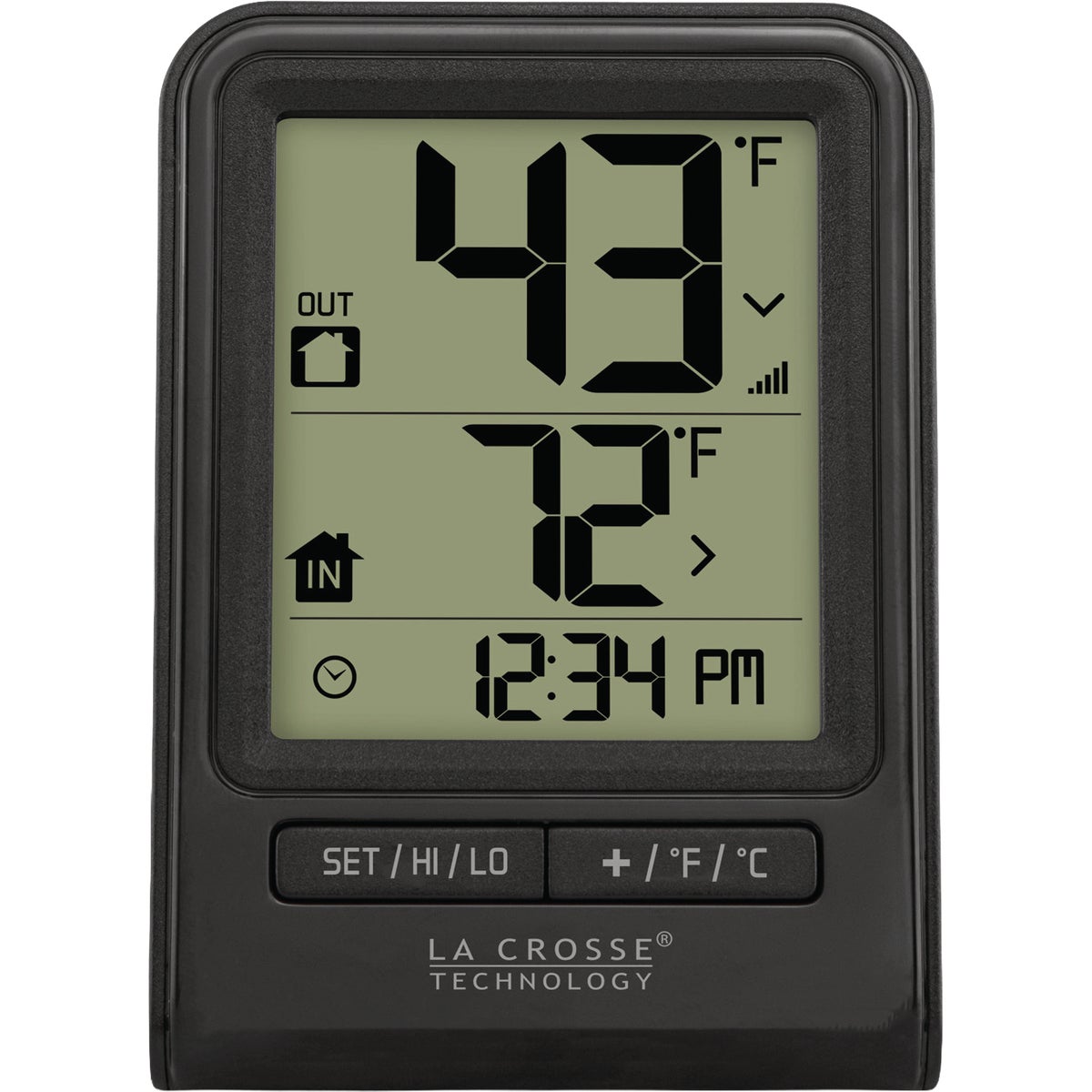 La Crosse Technology Black Wireless Thermometer