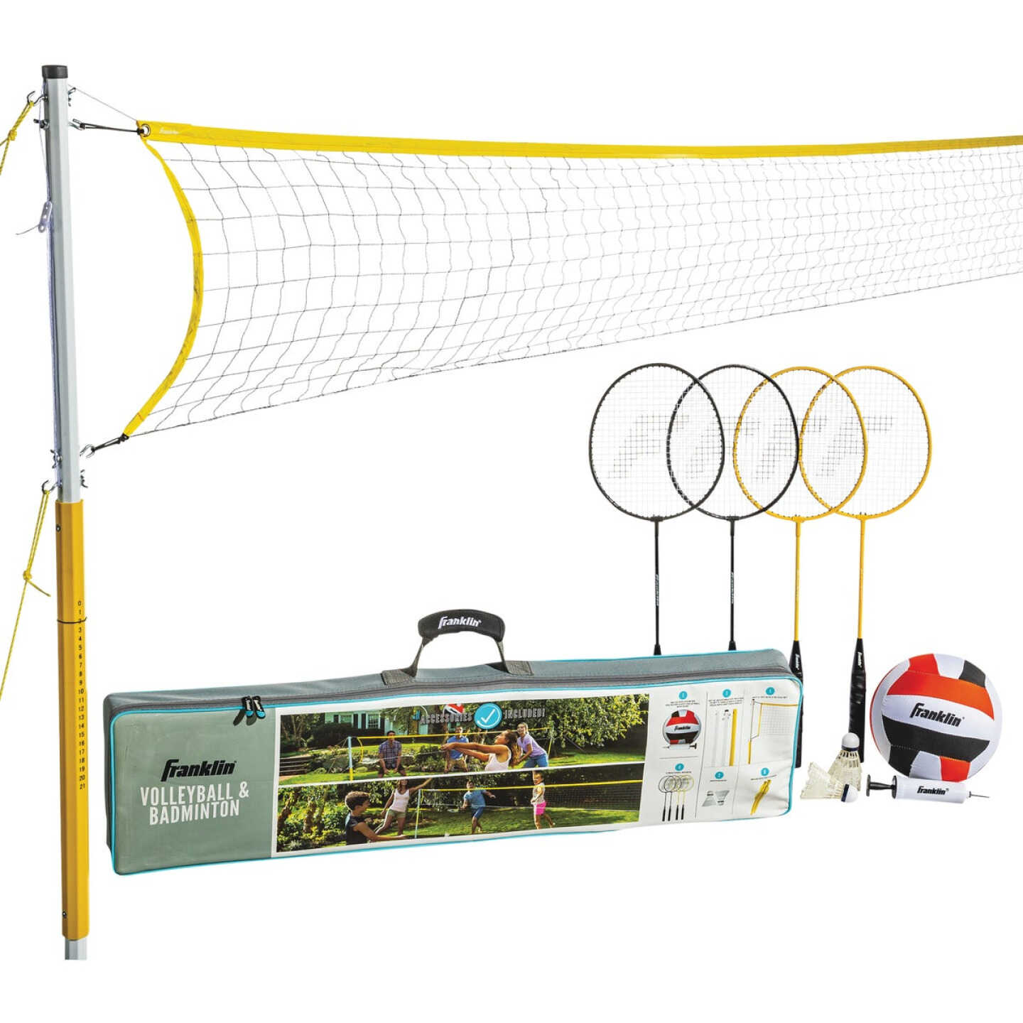 Halex Badminton and Volleyball Set Image 1