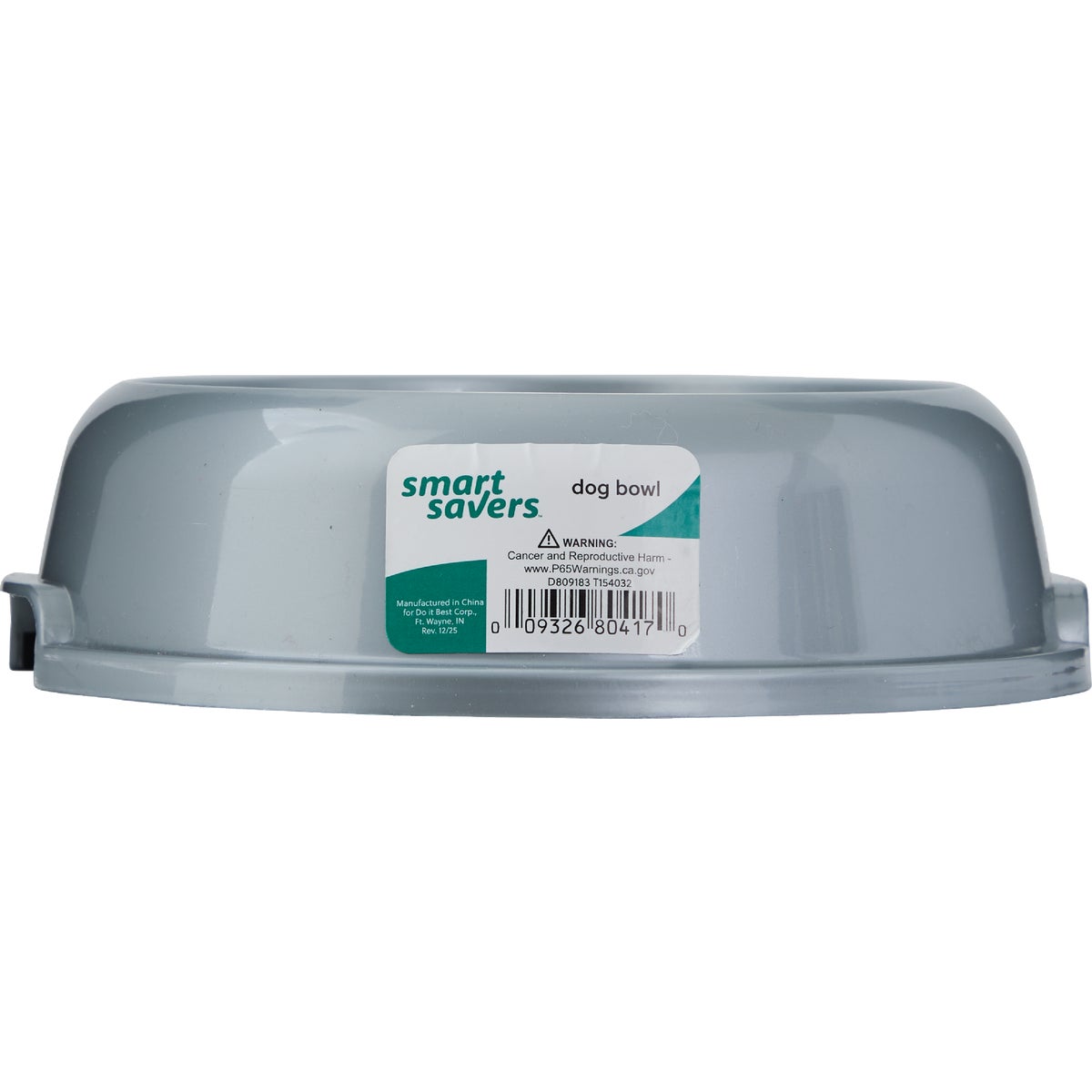 Smart Savers Plastic Round Medium Pet Food Bowl