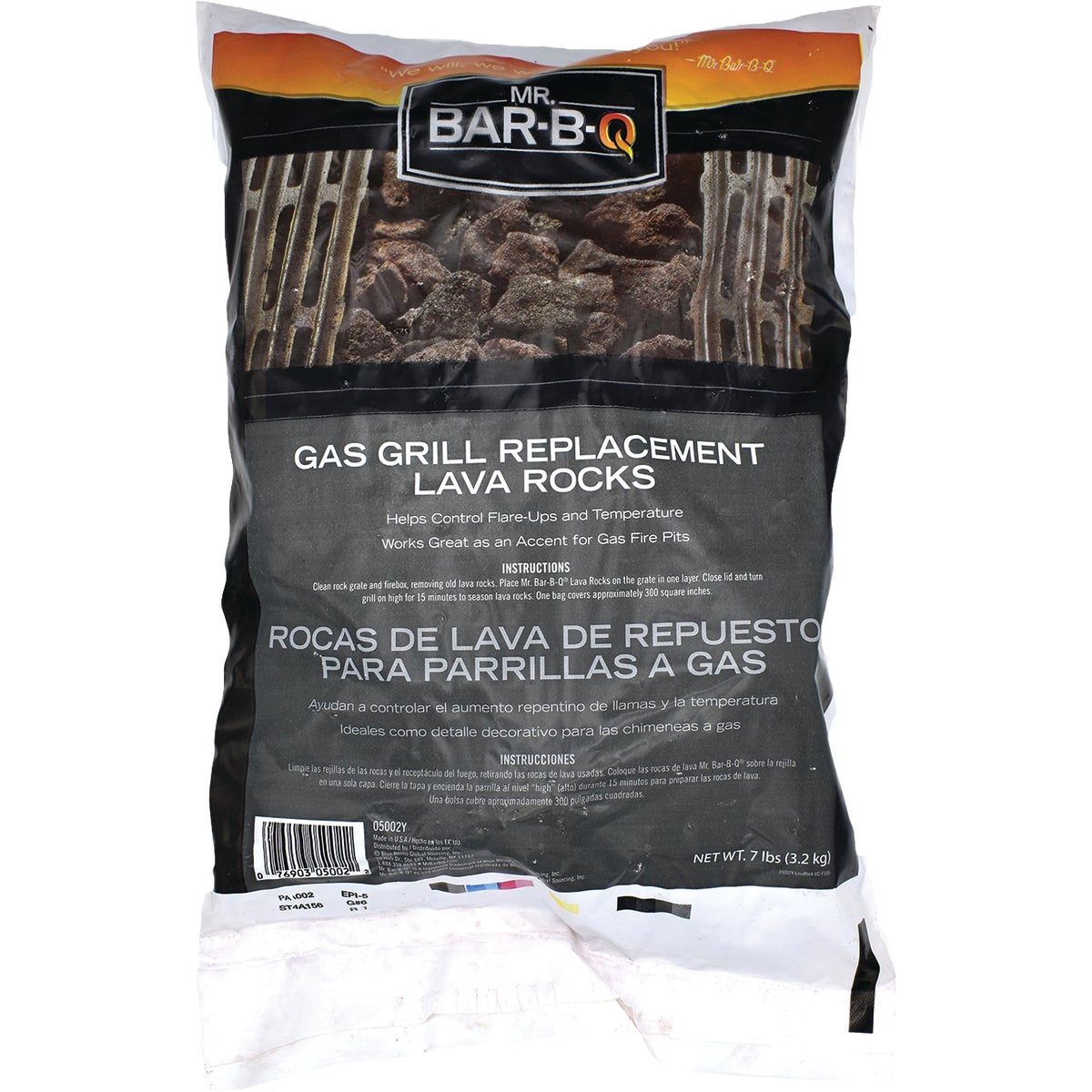 Mr. Bar-B-Q 7 Lb. Natural Lava Rock