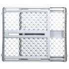 North States 26 In. to 42 In. W. White Plastic Universal Pet Gate Image 1