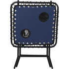 Outdoor Expressions Blue 18 In. Square Steel Folding Side Table Image 5