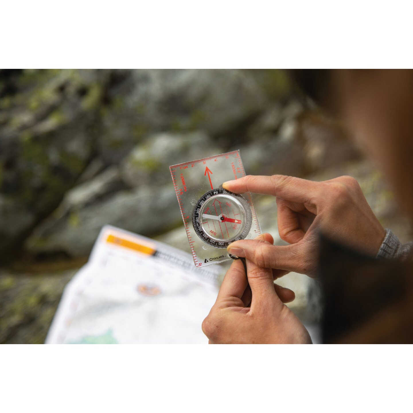 Coghlans Liquid Filled Map Compass Image 4