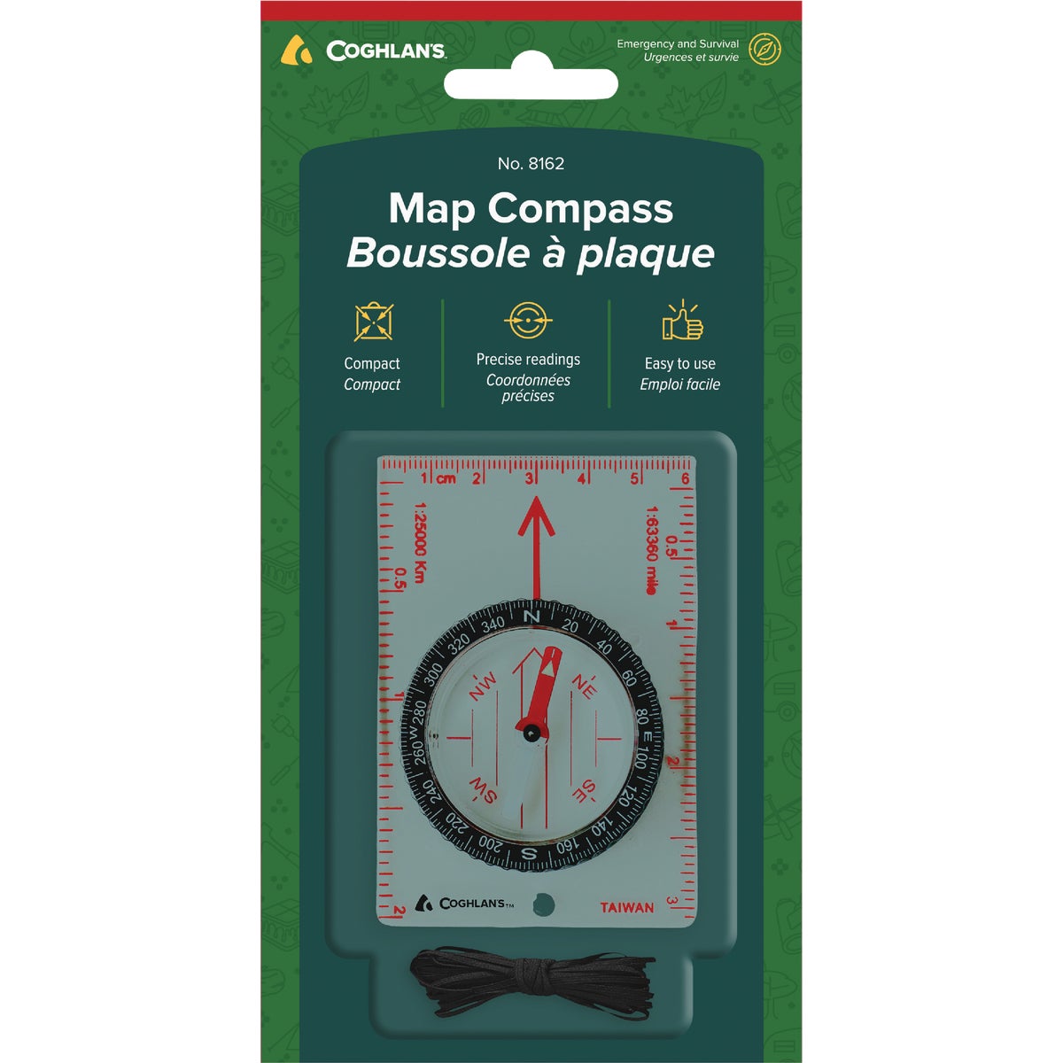 Coghlans Liquid Filled Map Compass