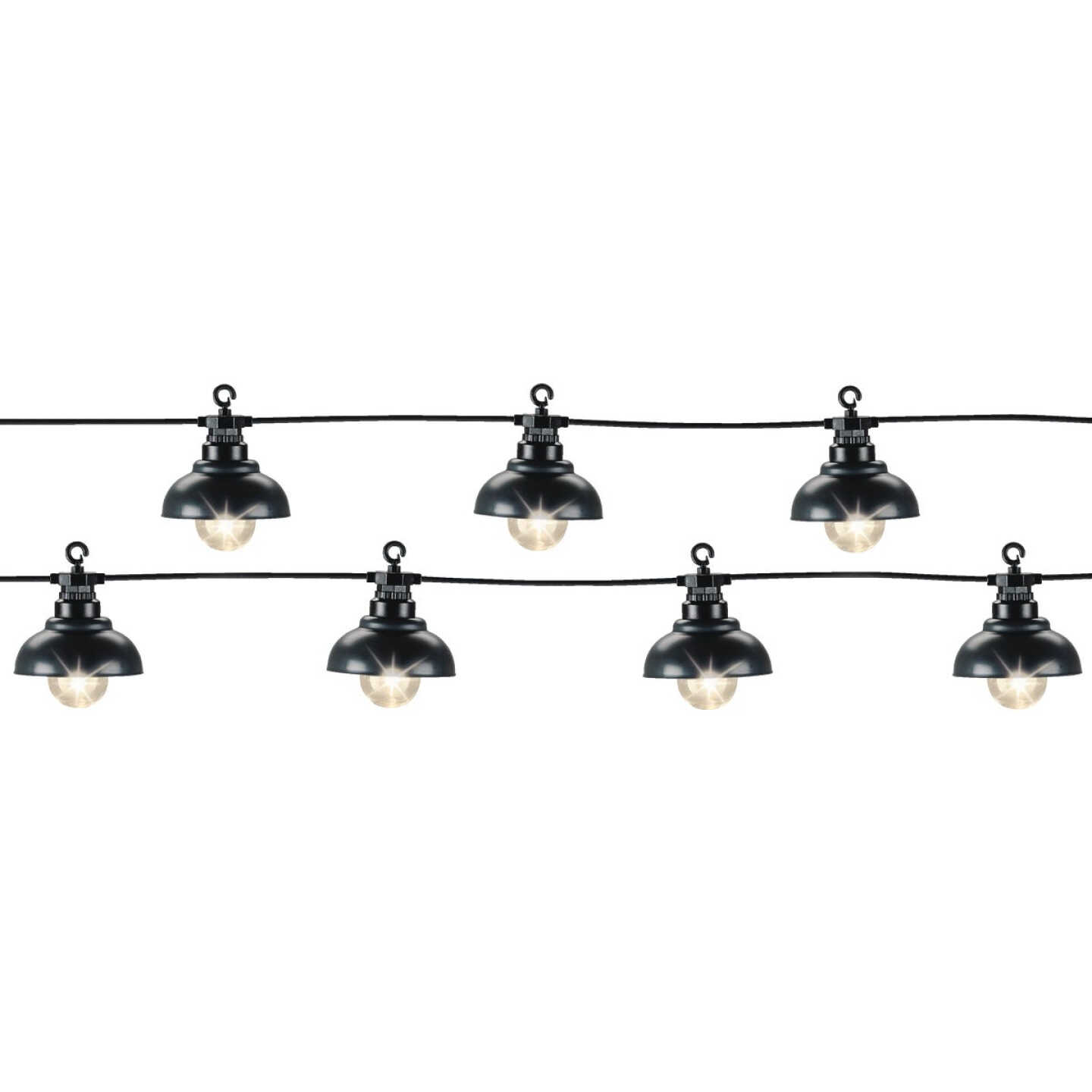 Lumineo 15 Ft. 10-Light Warm White LED Outdoor Party String Light Set Image 1