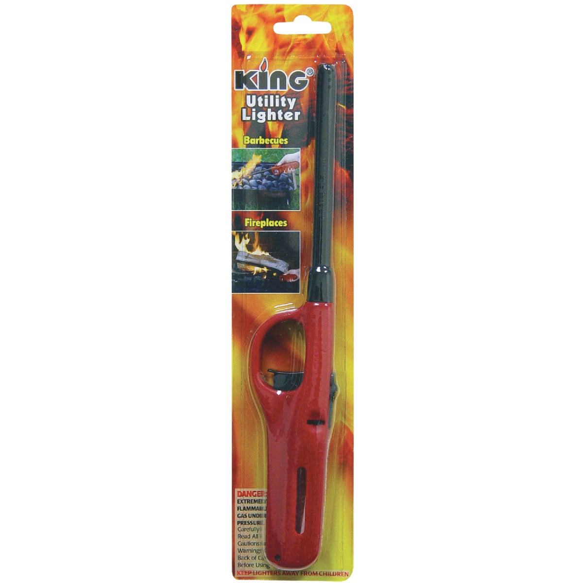 Calico King Nonrefillable Straight Stem Utility Butane Lighter Image 2
