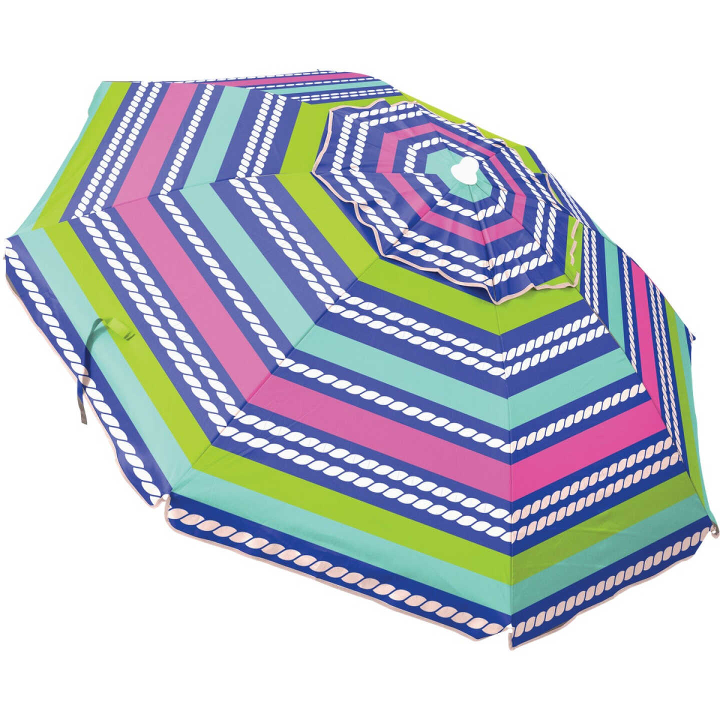 Rio Brands Wave Beach 8 Ft. 90G Oxford Beach Umbrella Image 2