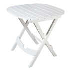 WHT FOLDING CAFE TABLE Image 4