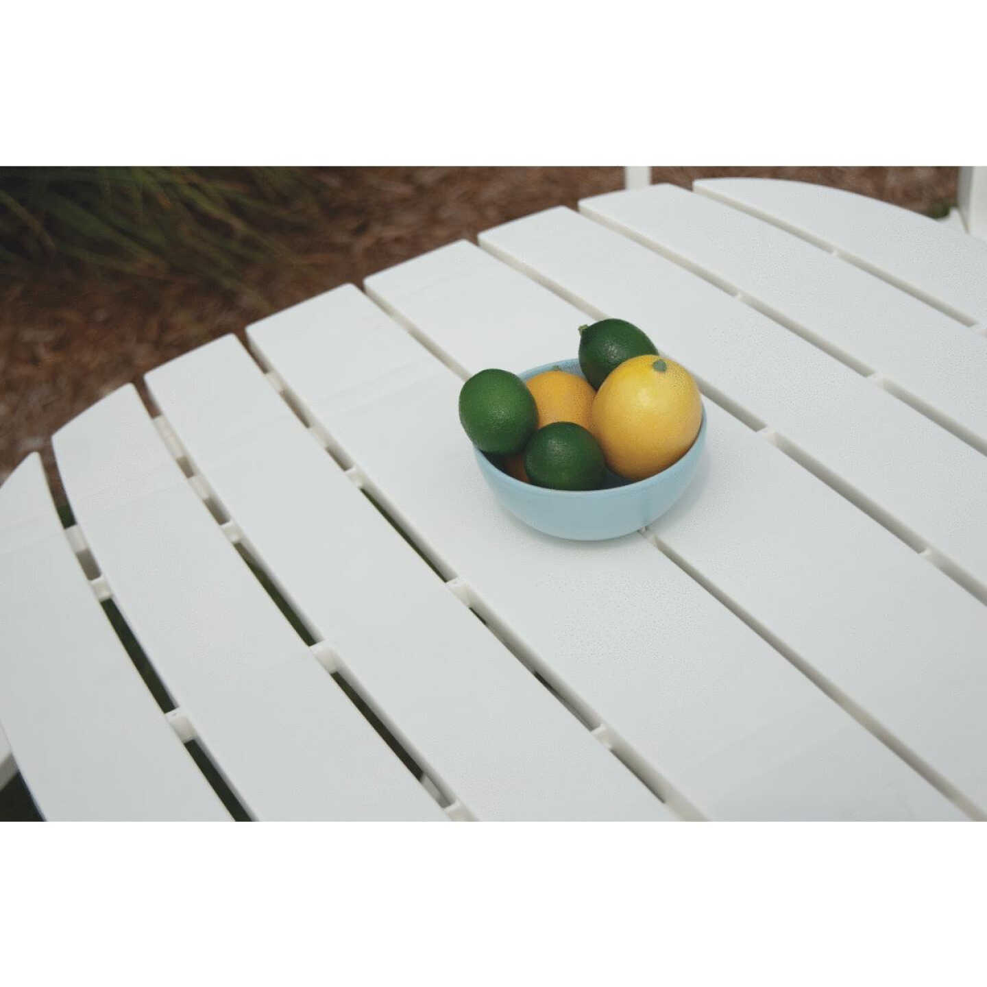 WHT FOLDING CAFE TABLE Image 3
