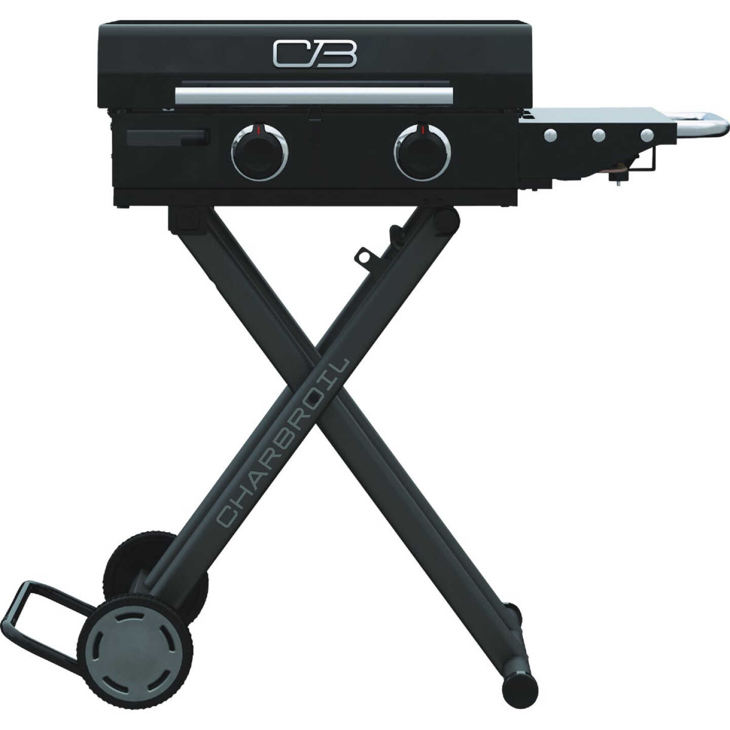Char-Broil Performance Series 22 In. 2-Burner Propane Gas Griddle with Folding Cart Image 1