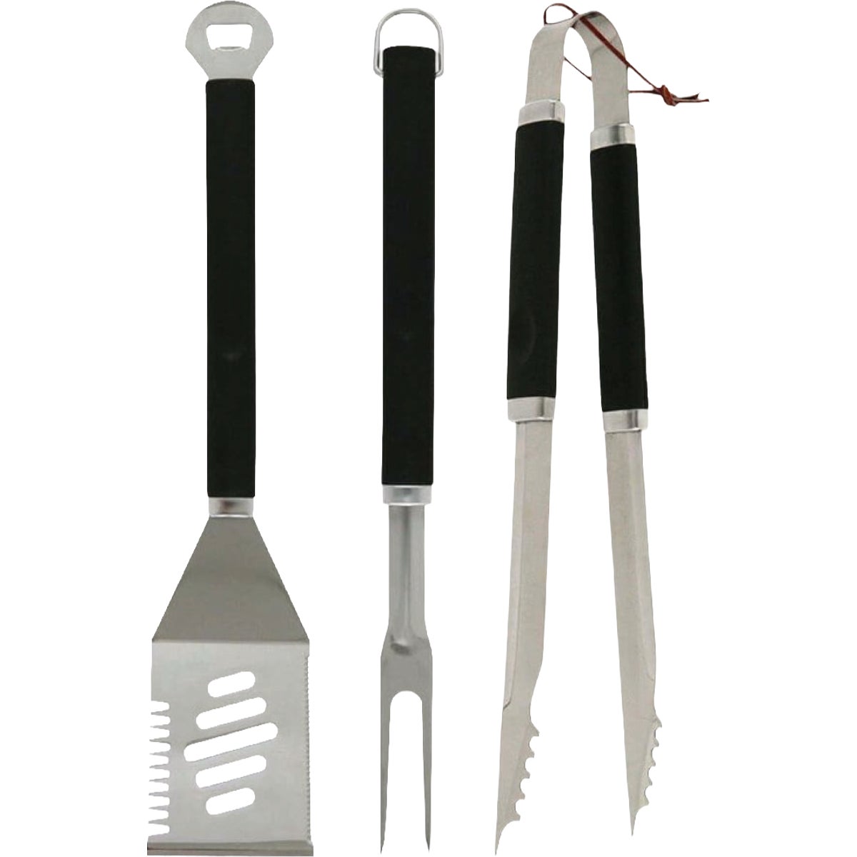 Mr. Bar-B-Q Plastic Finger Grip Tool Set (3-Piece)