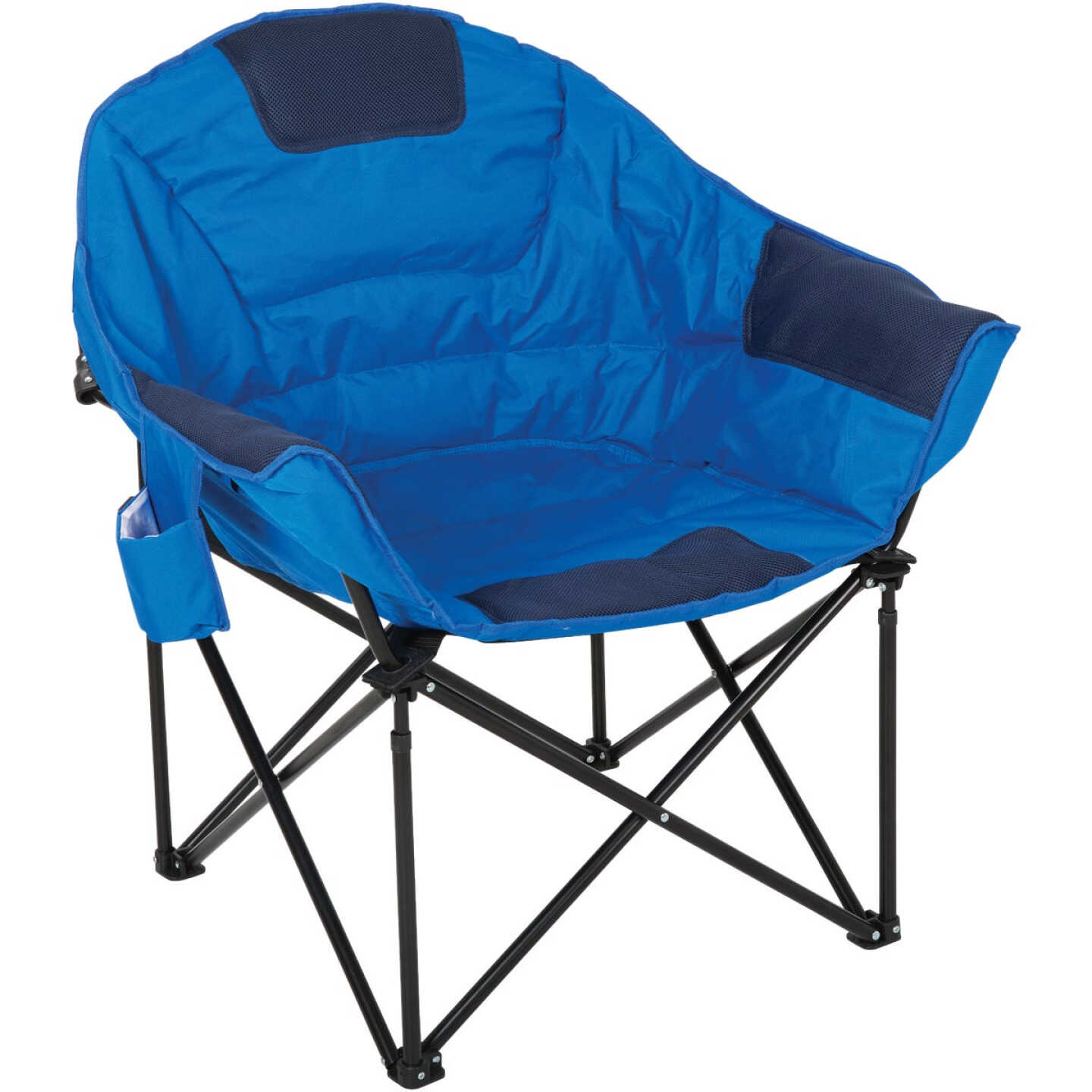 Outdoor Expressions Blue Polyester XL Club Chair Image 1