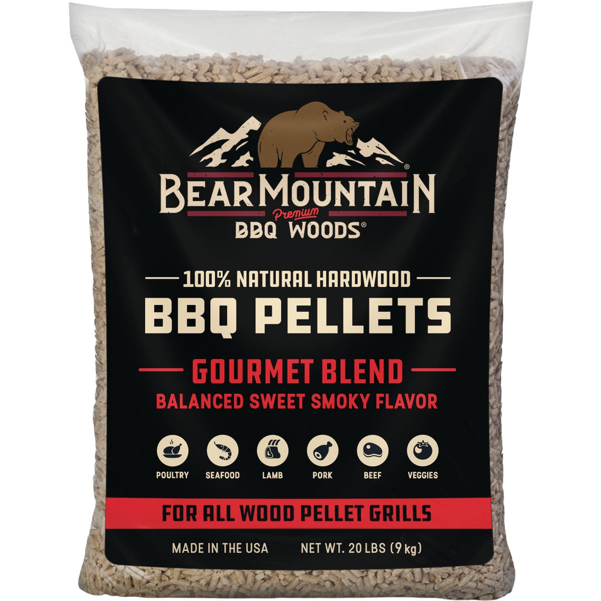 Bear Mountain BBQ Premium Woods 20 Lb. Gourmet Blend Wood Pellet Image 1