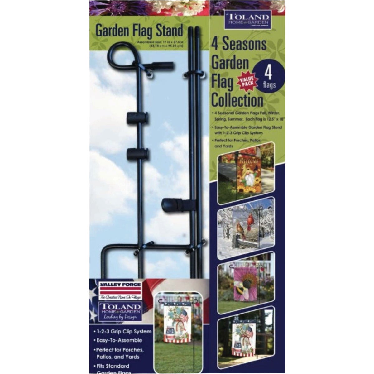 Toland 4 Seasons Garden Flag Collection