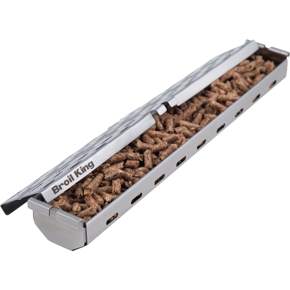 Broil King Stainless Steel Smoker Pellet Box Image 2
