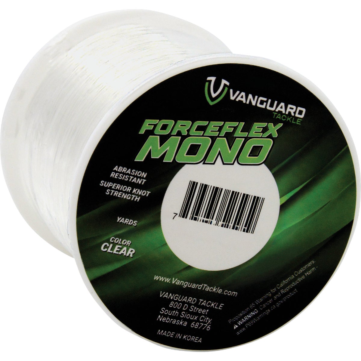 Vanguard 8 Lb. 670 Yd. Clear Monofilament Fishing Line