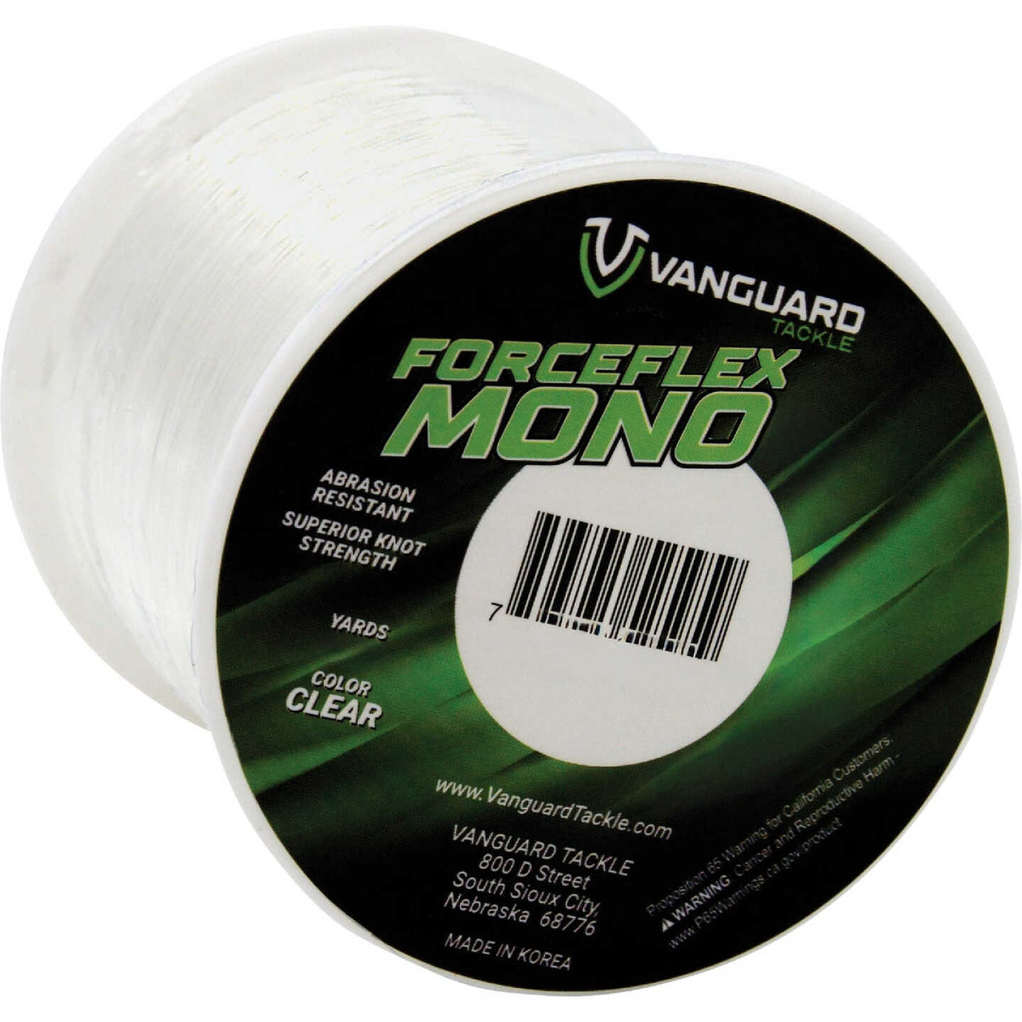 Vanguard 15 Lb. 300 Yd. Clear Monofilament Fishing Line Image 1