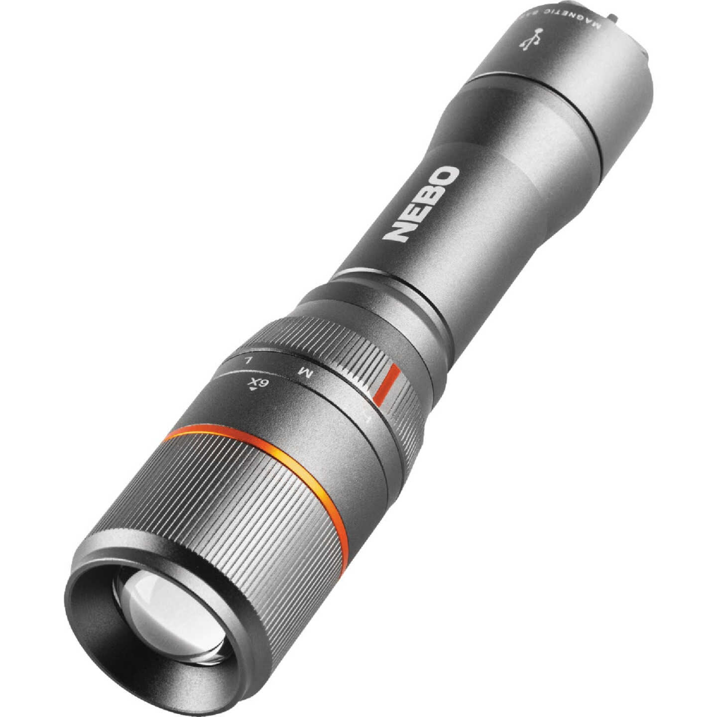 Nebo DaVinci LED Anodized Aluminum 1000 Lm. Rechargeable Flashlight Image 1