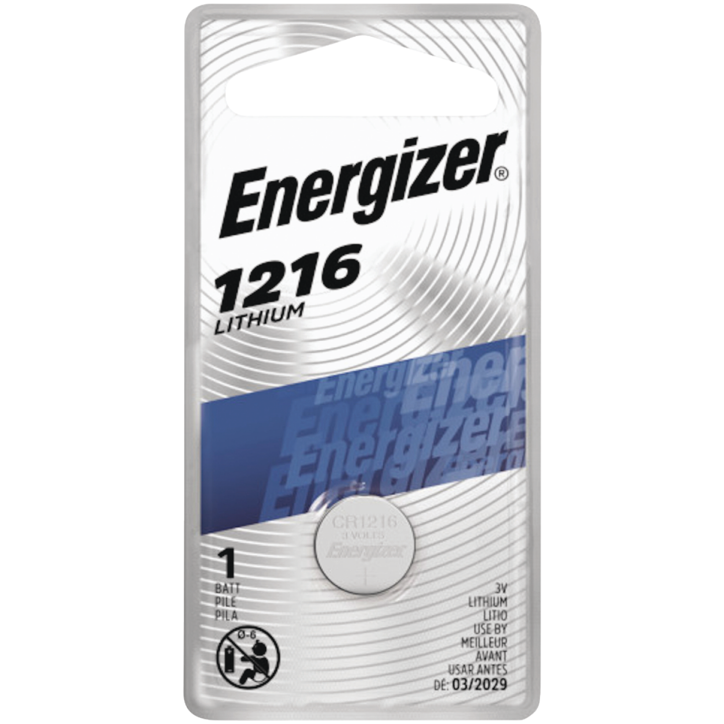 Energizer 1216 Lithium Coin Cell Battery Image 1