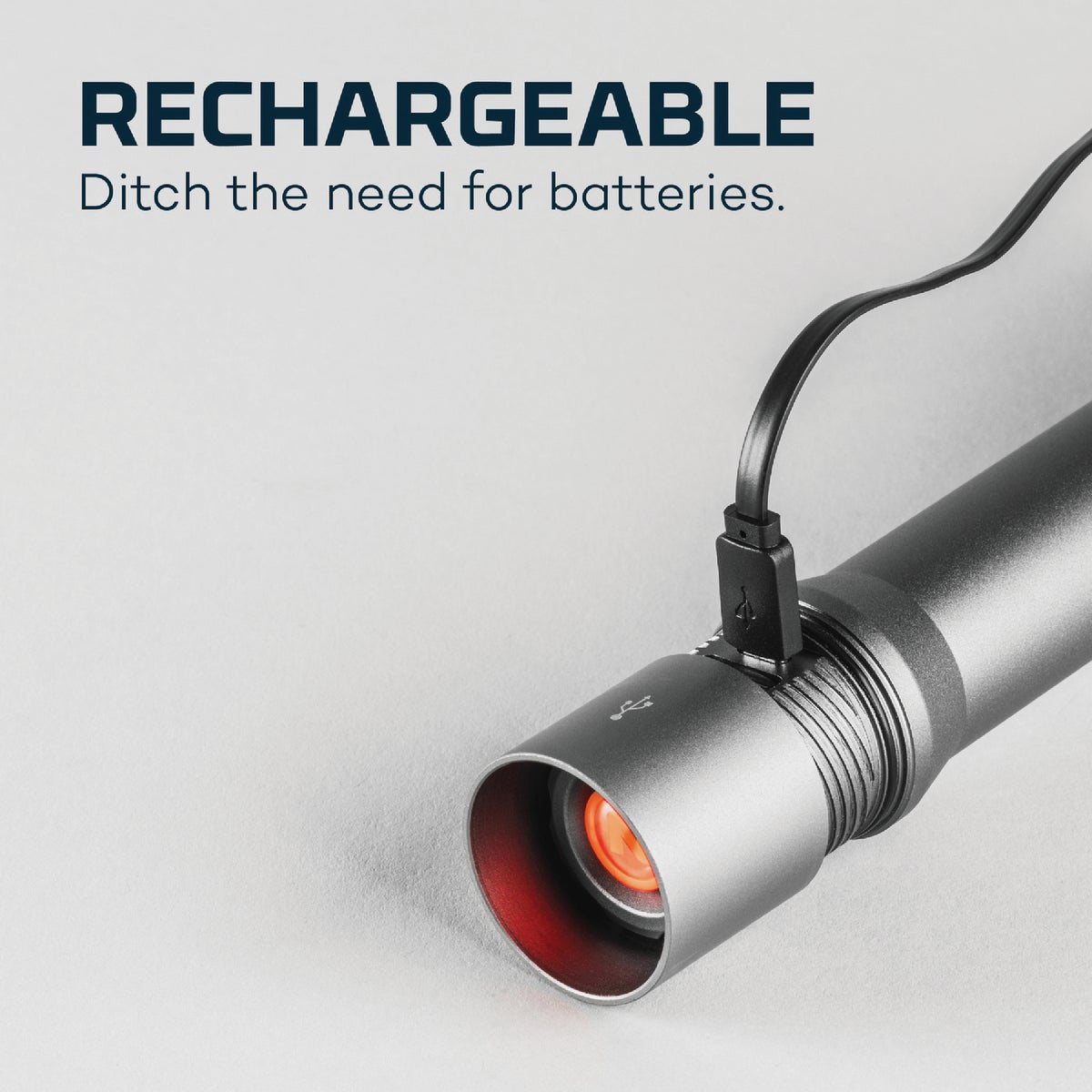 Nebo DaVinci LED Anodized Aluminum 3500 Lm. Rechargeable Flashlight Image 4