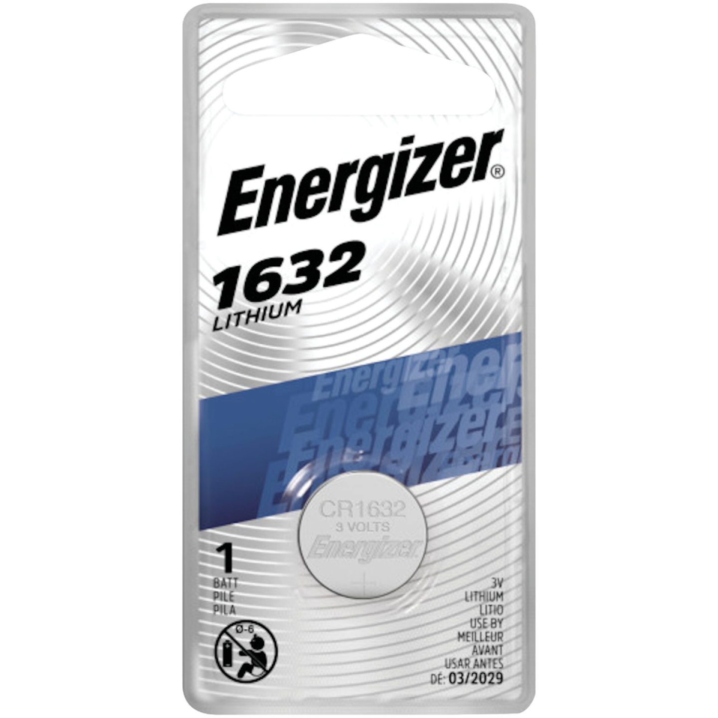 Energizer 1632 Lithium Coin Cell Battery Image 1