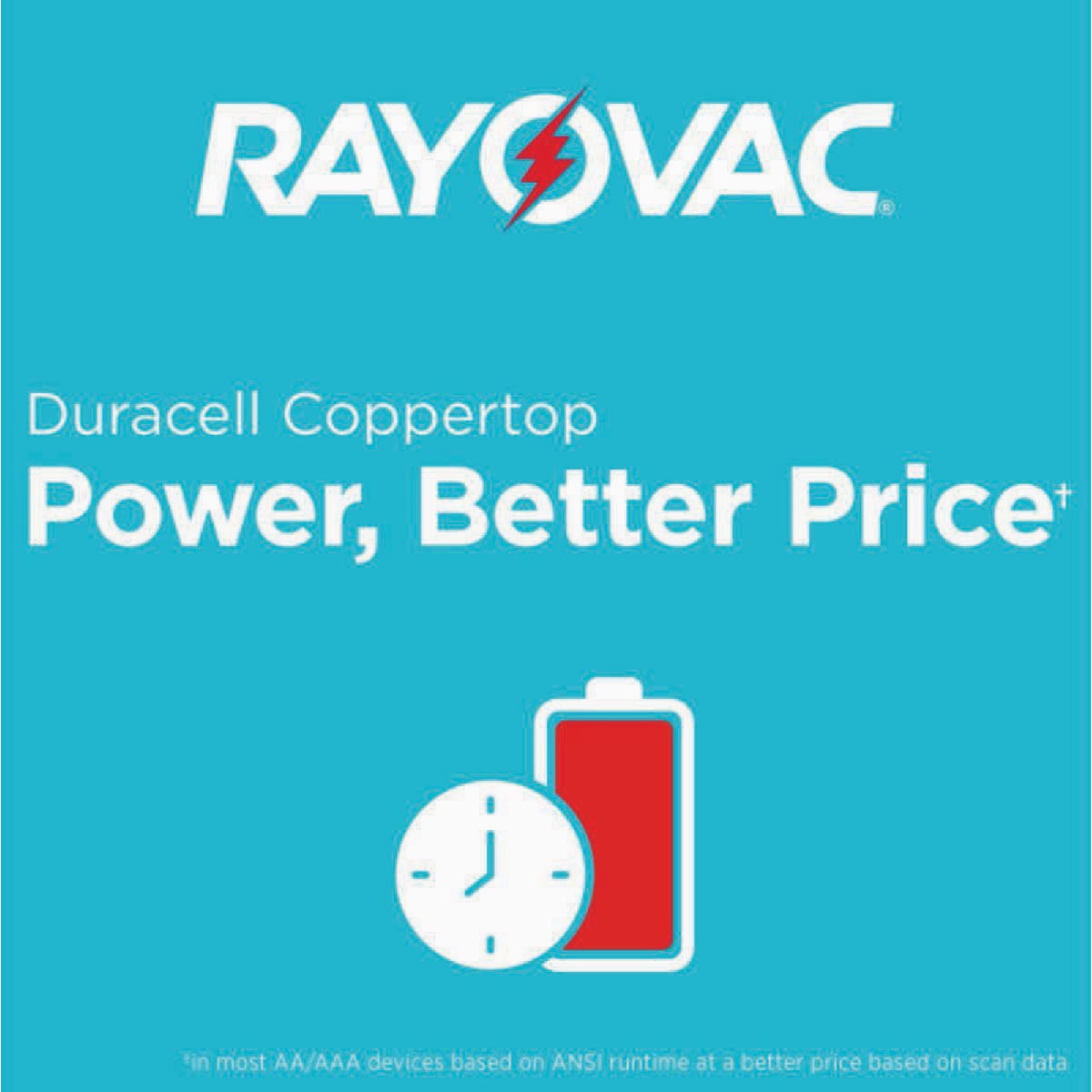 Rayovac High Energy AA Alkaline Battery (8-Pack) Image 6