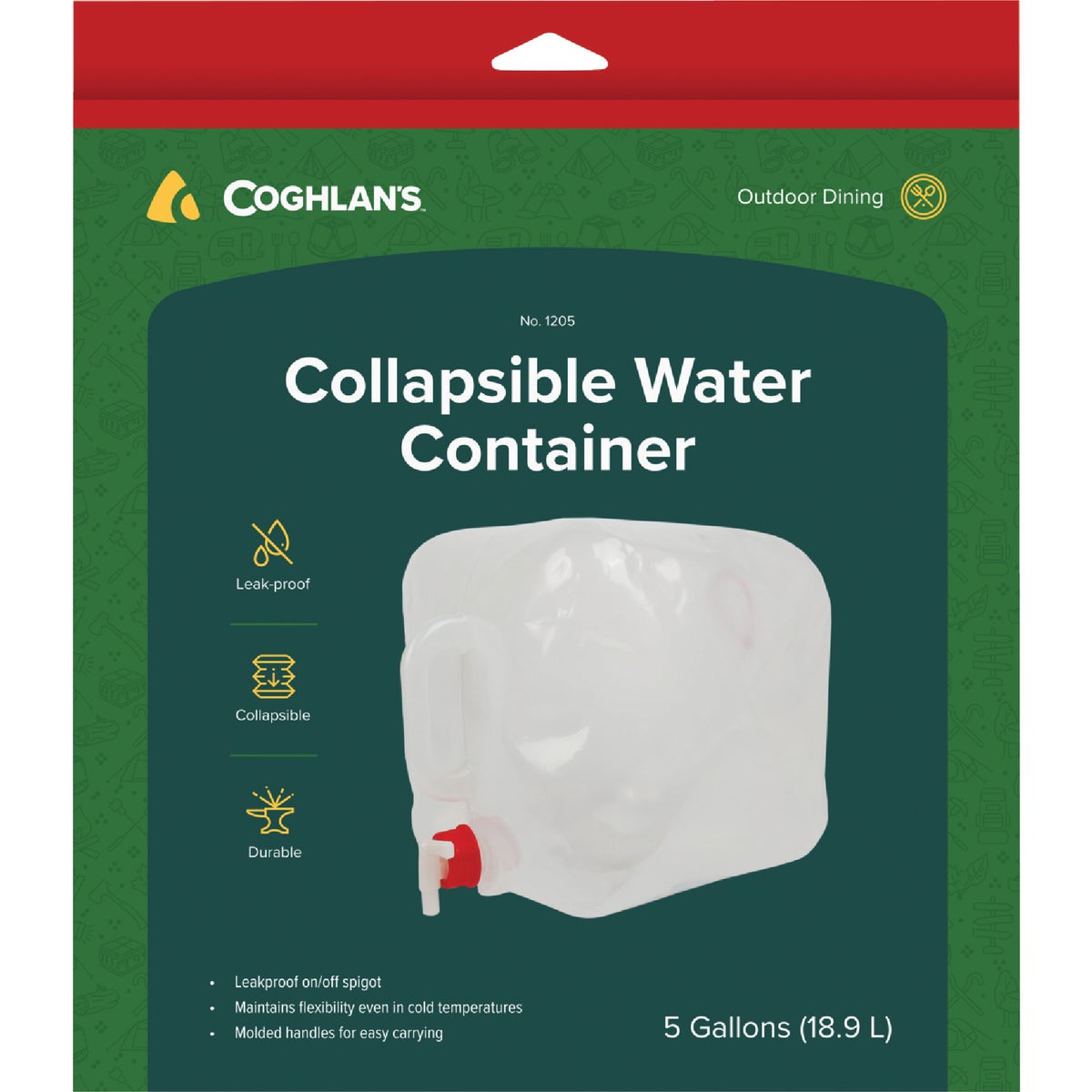 Coghlans 5 Gal. Collapsible Water Container