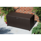 Suncast 99 Gal. Resin Wicker Java Deck Box Image 3