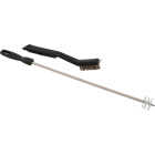 GrillPro 10-1/2 In. Resin Handle Venturi Tube Cleaning Brush & Maintenance Set Image 1