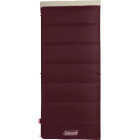 Coleman 50 Deg F 33 In. W. x 75 In. L. Red Adult Sleeping Bag Image 1