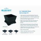 Blue Sky 22 In. Square Wood Smokeless Fire Pit Image 3