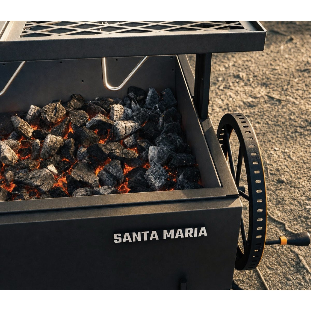 Oklahoma Joe's Firecraft Series Santa Maria 600 Sq. In. Charcoal Grill Image 2