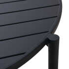Sunjoy 46 In. Round Heavy-Duty Black Steel Dining Table Image 4