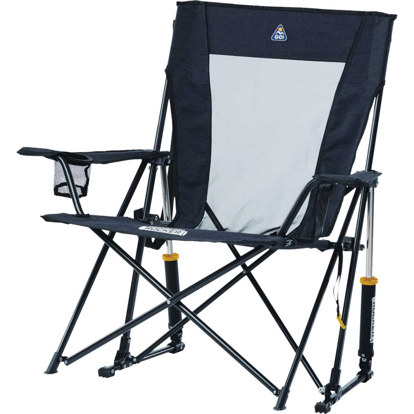 GCI Outdoor Comfort Pro XL Charcoal Folding Rocker Image 1